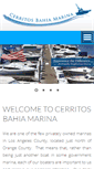 Mobile Screenshot of cerritosbahiamarina.com